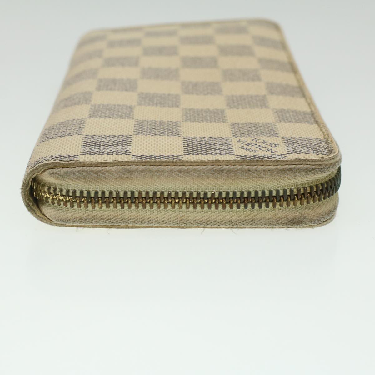 LOUIS VUITTON Damier Azur Zippy Wallet Long Wallet N60019 LV Auth th3379