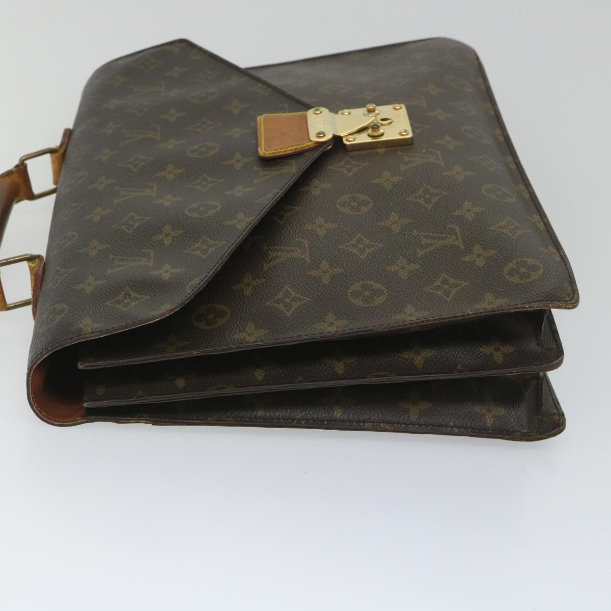 LOUIS VUITTON Monogram Serviette Conseiller Briefcase M53331 LV Auth th4107