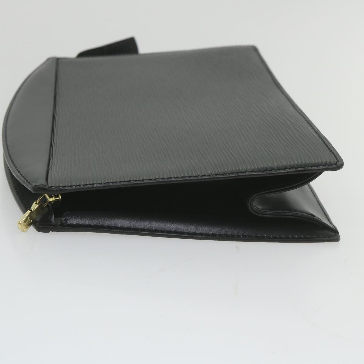 LOUIS VUITTON Epi Trousse Crete Clutch Bag Black M48402 LV Auth th4304