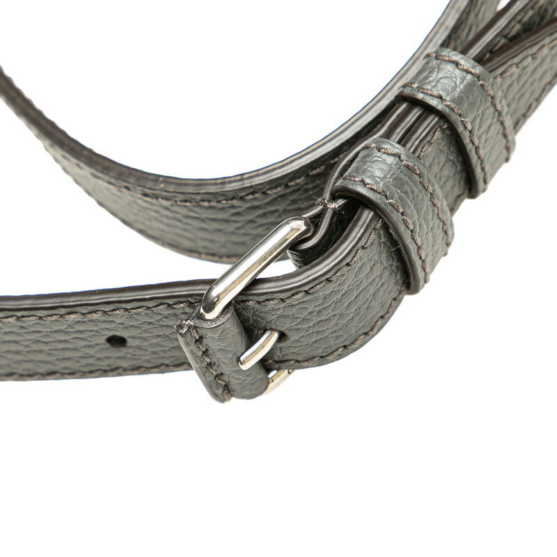 Gucci GG Nylon Leather Waist Bag