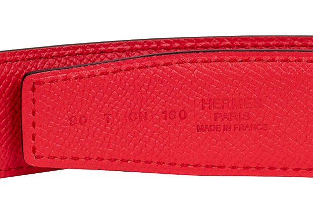 Hermes Red & Bouganville Reversible Belt