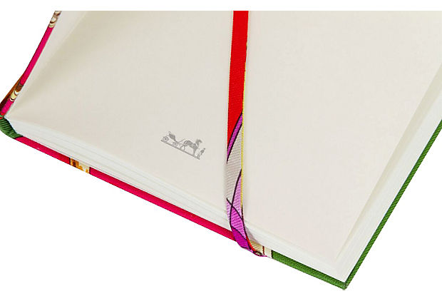 Hermes Brides de Gala Pink Silk Notebook