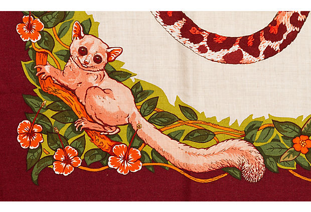 Hermes Jungle Love Cashmere shawl Dallet