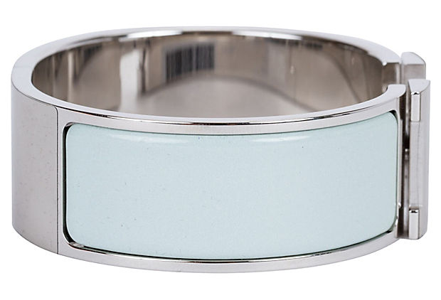 Hermes Vert Argile H Bracelet