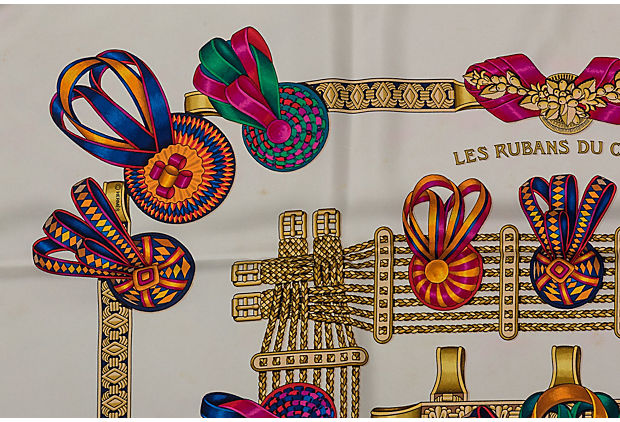 Hermes Les Rubans Du Cheval Scarf