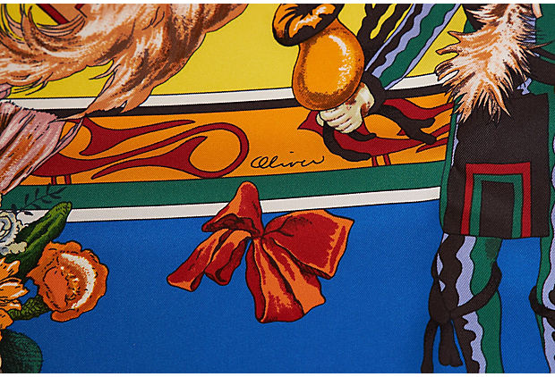 Hermes Silk Pointe Kachinas Shawl