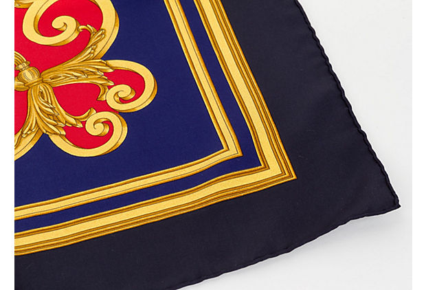 Hermes Les Tuileries Silk Twill Scarf