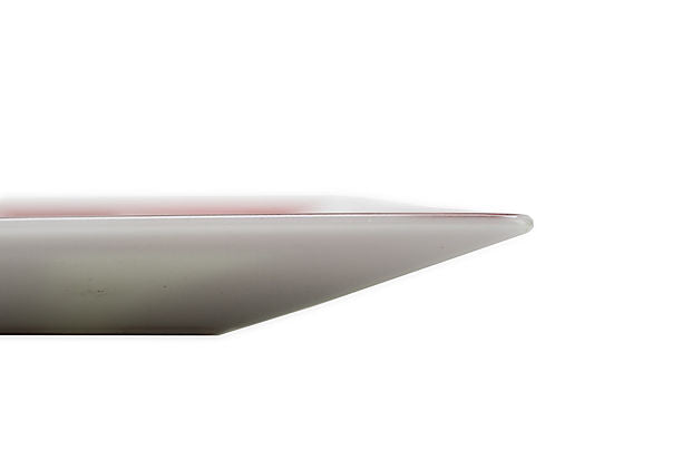Hermes Red & White Square Plate