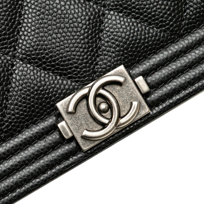 Chanel Boy Chanel Caviar Skin Shoulder Bag