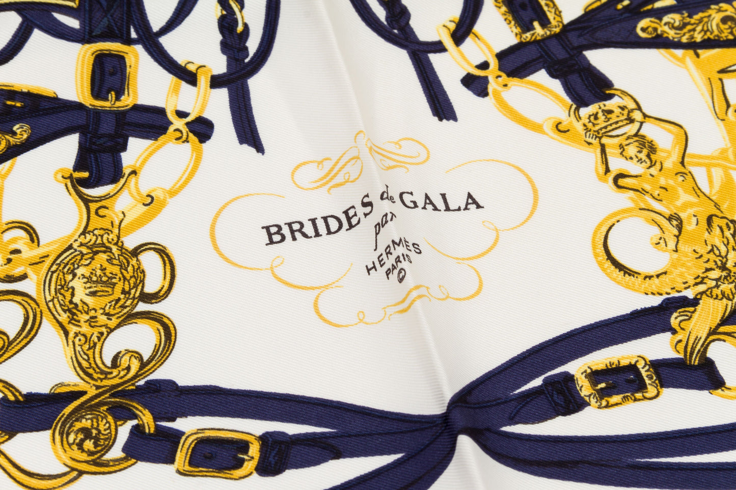 Hermes Blue Brides de Gala Pochette