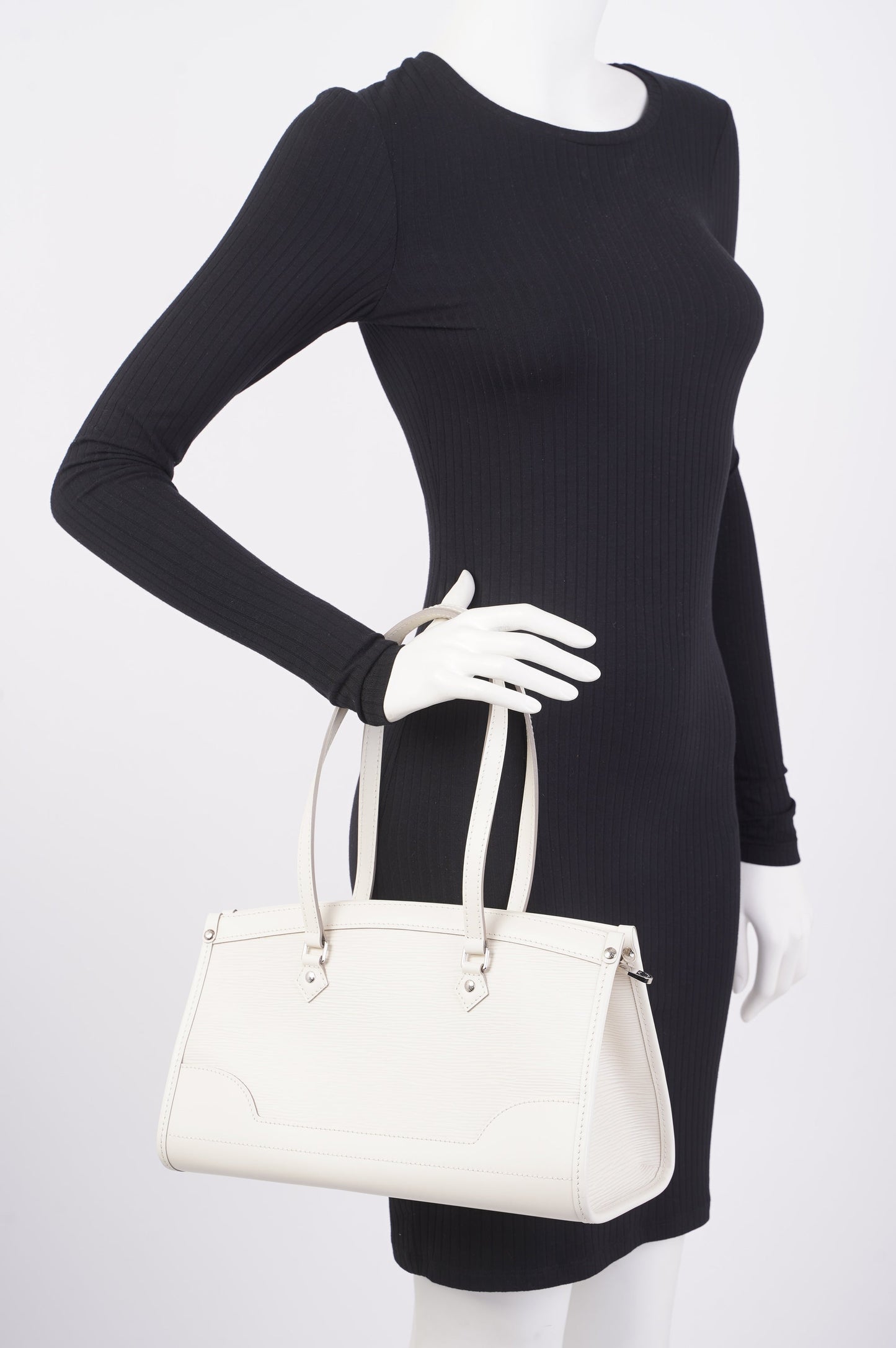 Louis Vuitton Madeline White Epi Leather PM