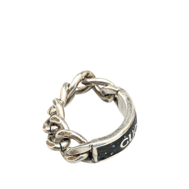 Gucci Logo SV925 Chain Ring