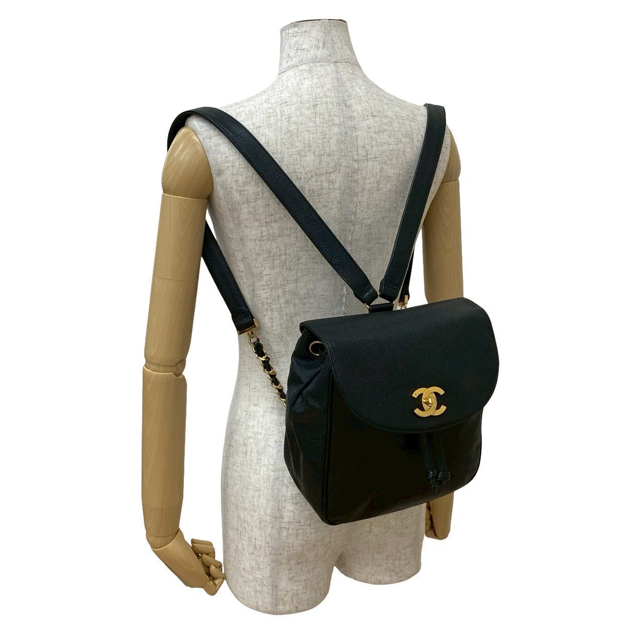Chanel Coco Mark Caviar Skin Mini Backpack