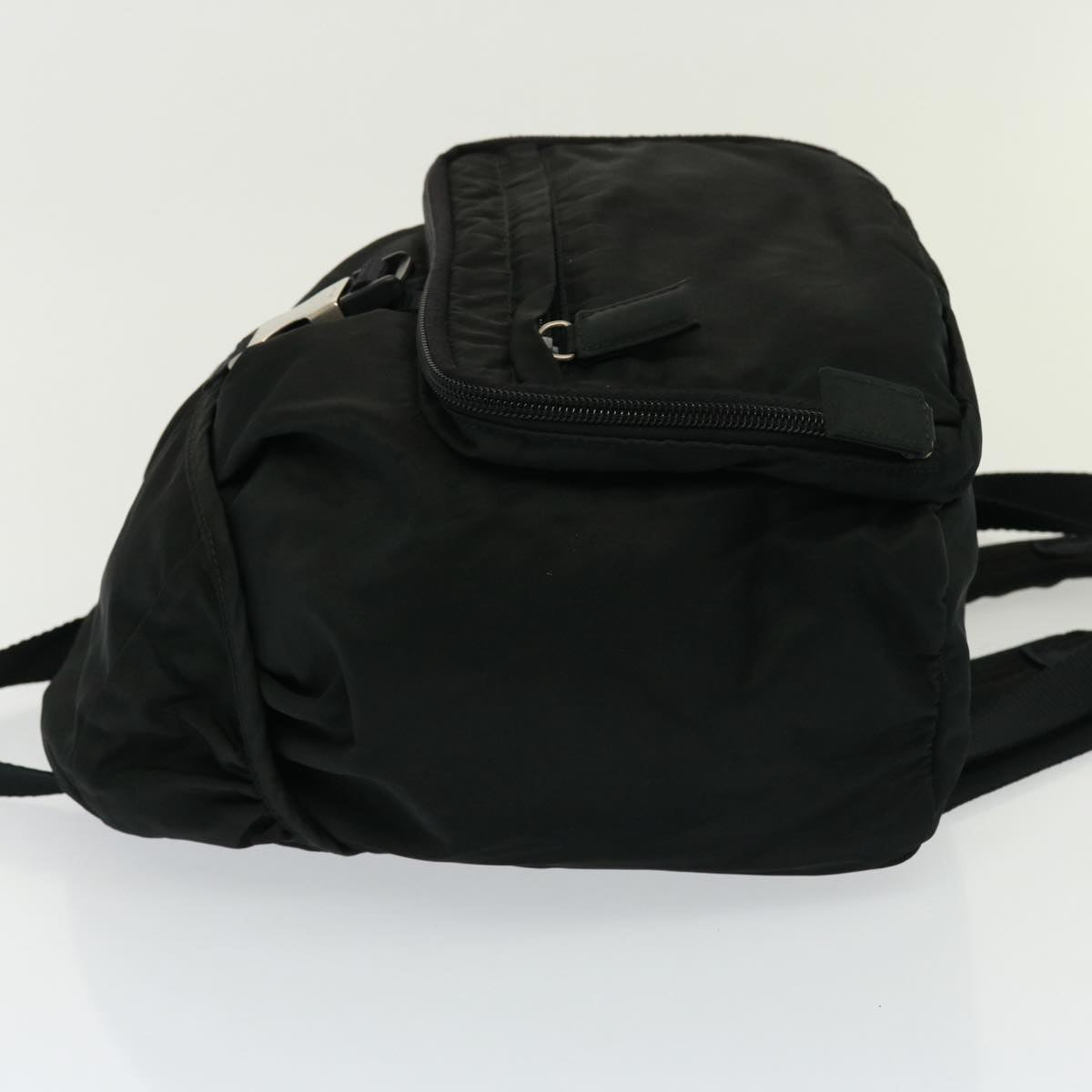 PRADA Shoulder Bag Nylon Black Auth yk13259
