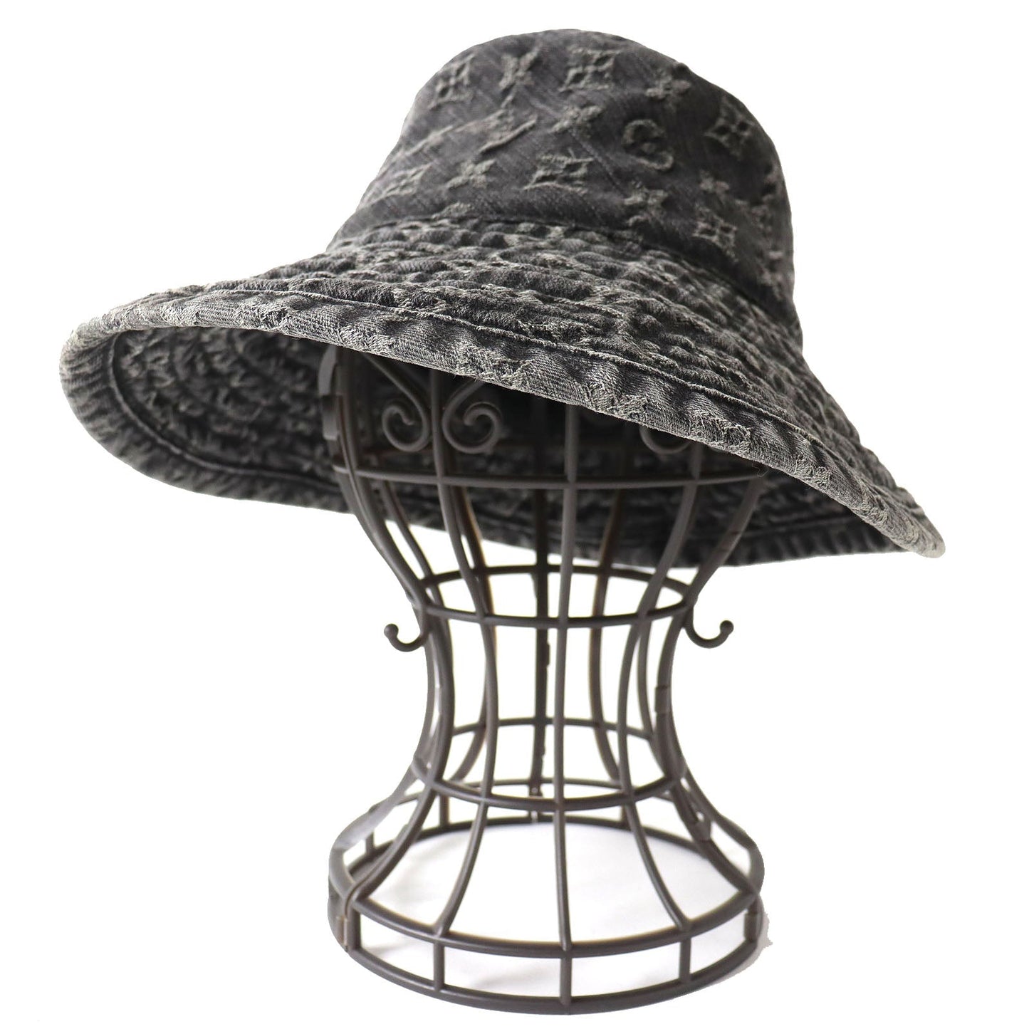 LOUIS VUITTON hat 410907 Main: 100% cotton Black type Women S