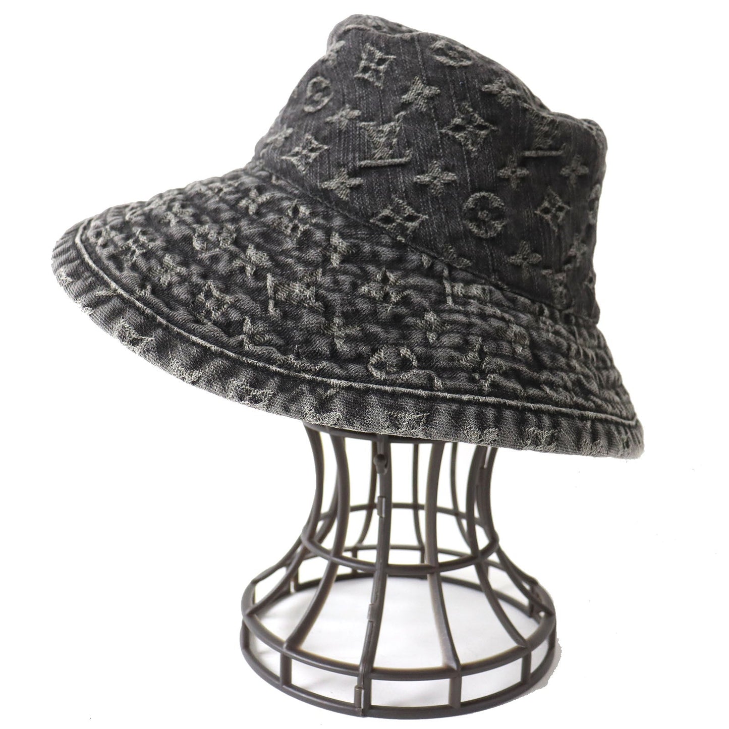 LOUIS VUITTON hat 410907 Main: 100% cotton Black type Women S