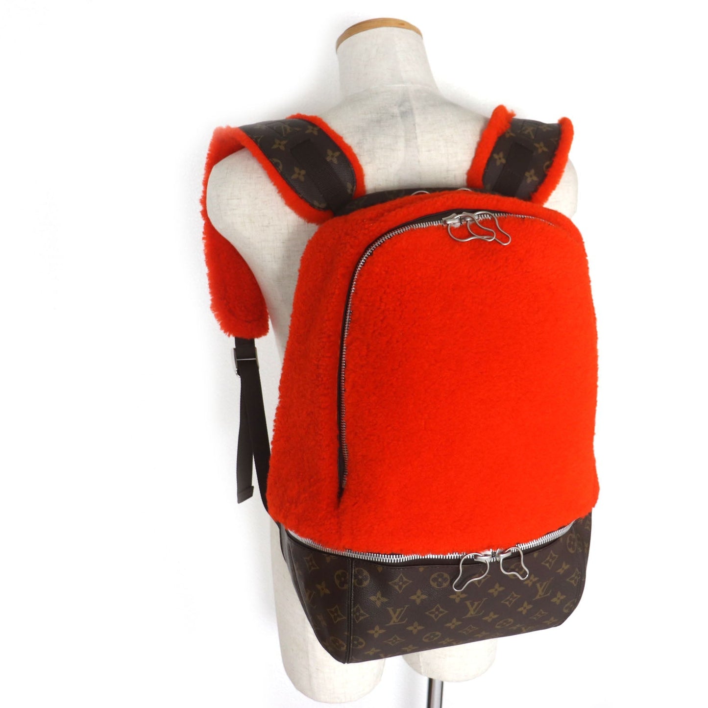 LOUIS VUITTON Backpack M40277 Monogram canvas Orange Monogram 2014 Celebrating Monogram Sac a do Bosphore