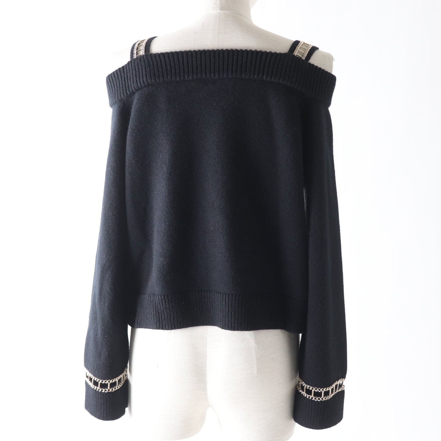 CHANEL knit P62881 Main: 100% cashmere black Women 36