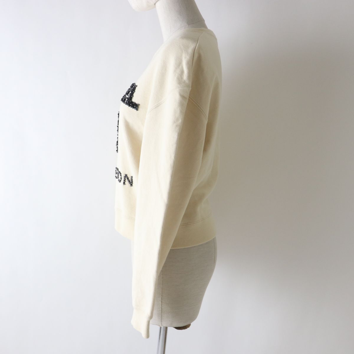 CHANEL sweat 20A P64788 Main: 100% cotton Ecru Women XS