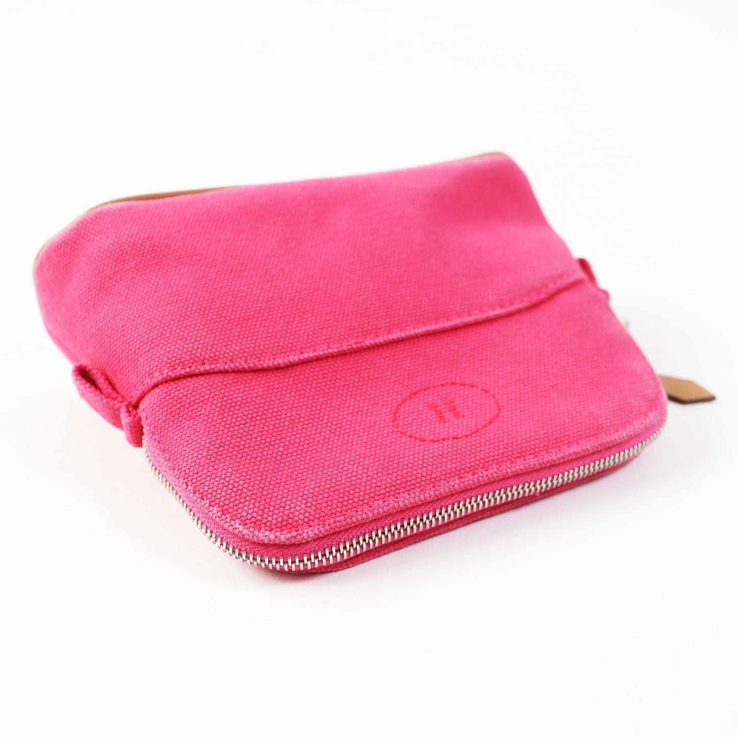 HERMES Cosmetics Pouch cotton hibiscus Boride pouch mini mini
