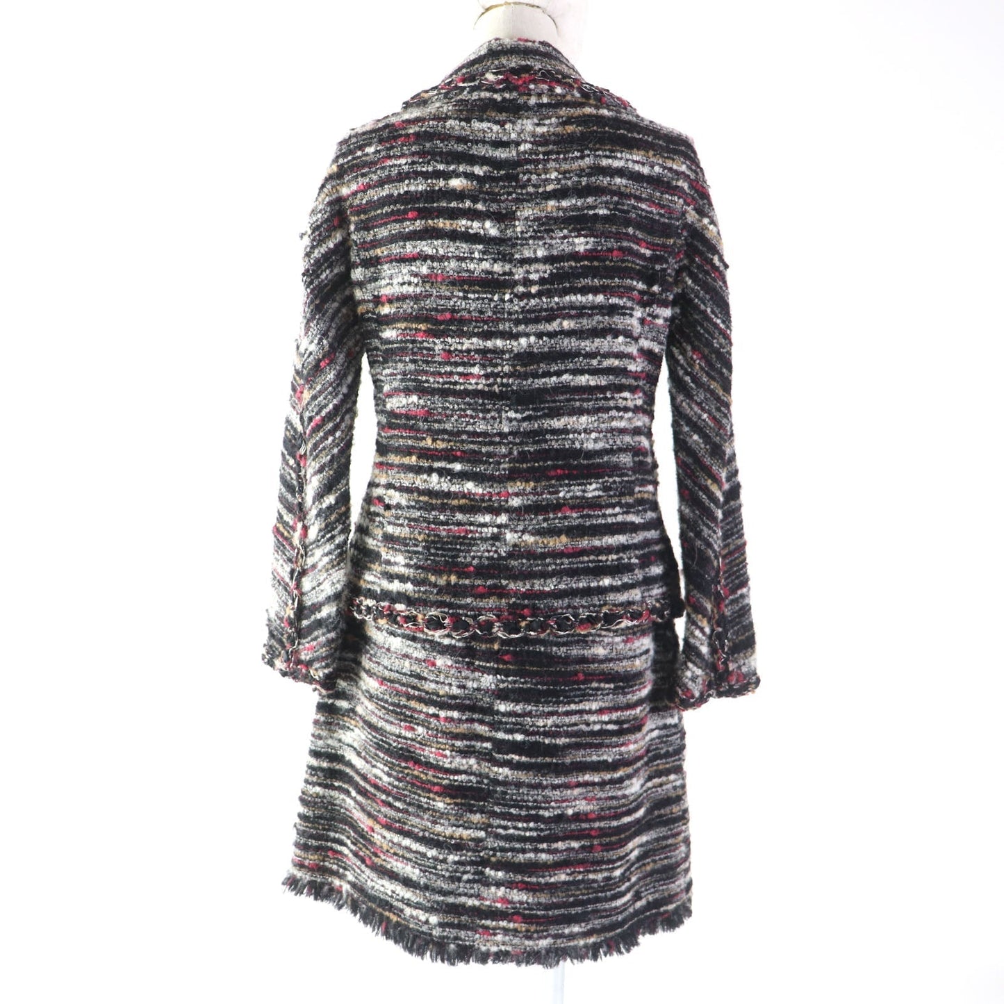 CHANEL setup P41820Ã¯Â¿Â½EP41816 Outer material: 35% wool, Outer material: 32% cotton, Outer material: 19% alpaca, Outer material: 9% nylon, Outer material: 5% acrylic, Lining: 100% silk multicolor Women 38