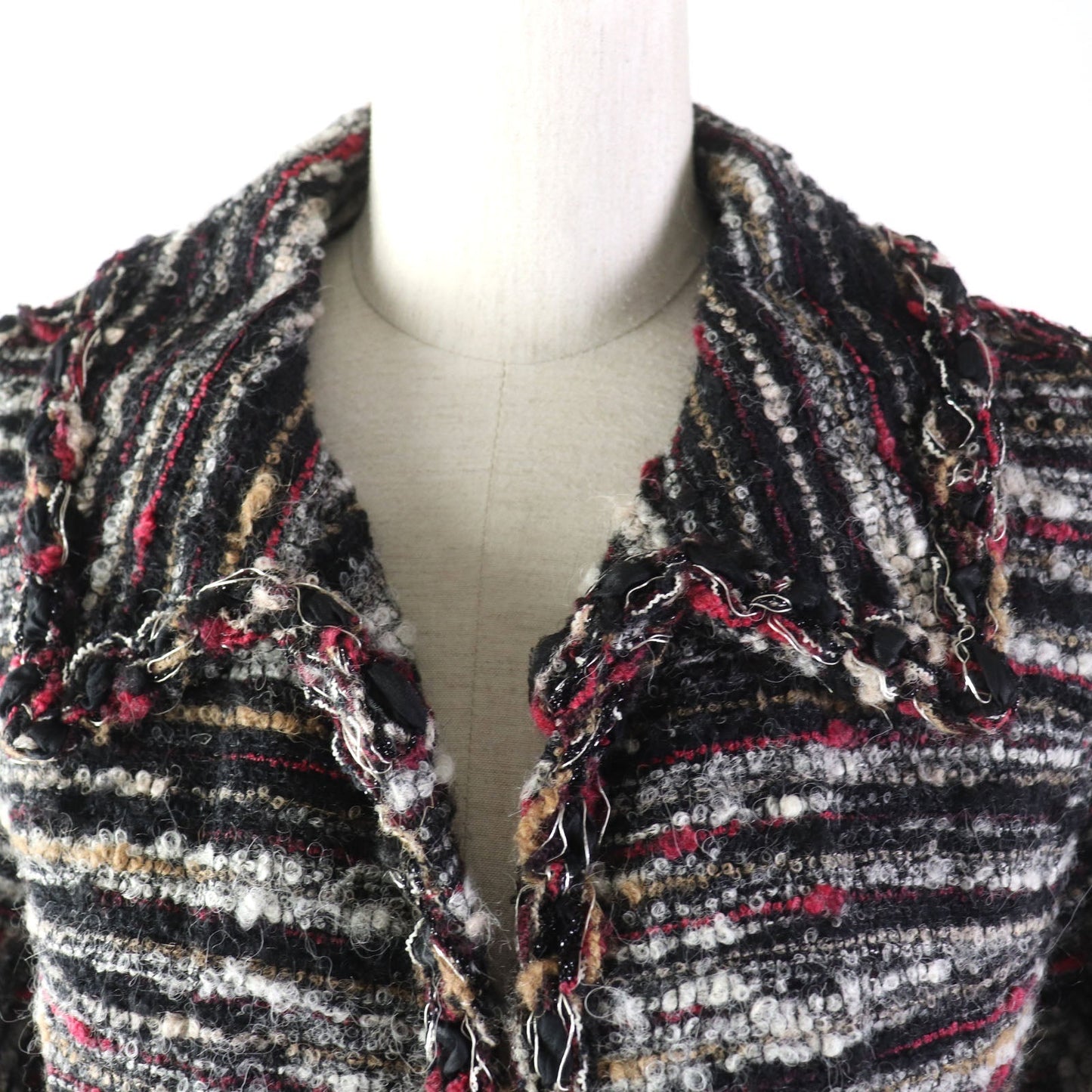 CHANEL setup P41820Ã¯Â¿Â½EP41816 Outer material: 35% wool, Outer material: 32% cotton, Outer material: 19% alpaca, Outer material: 9% nylon, Outer material: 5% acrylic, Lining: 100% silk multicolor Women 38