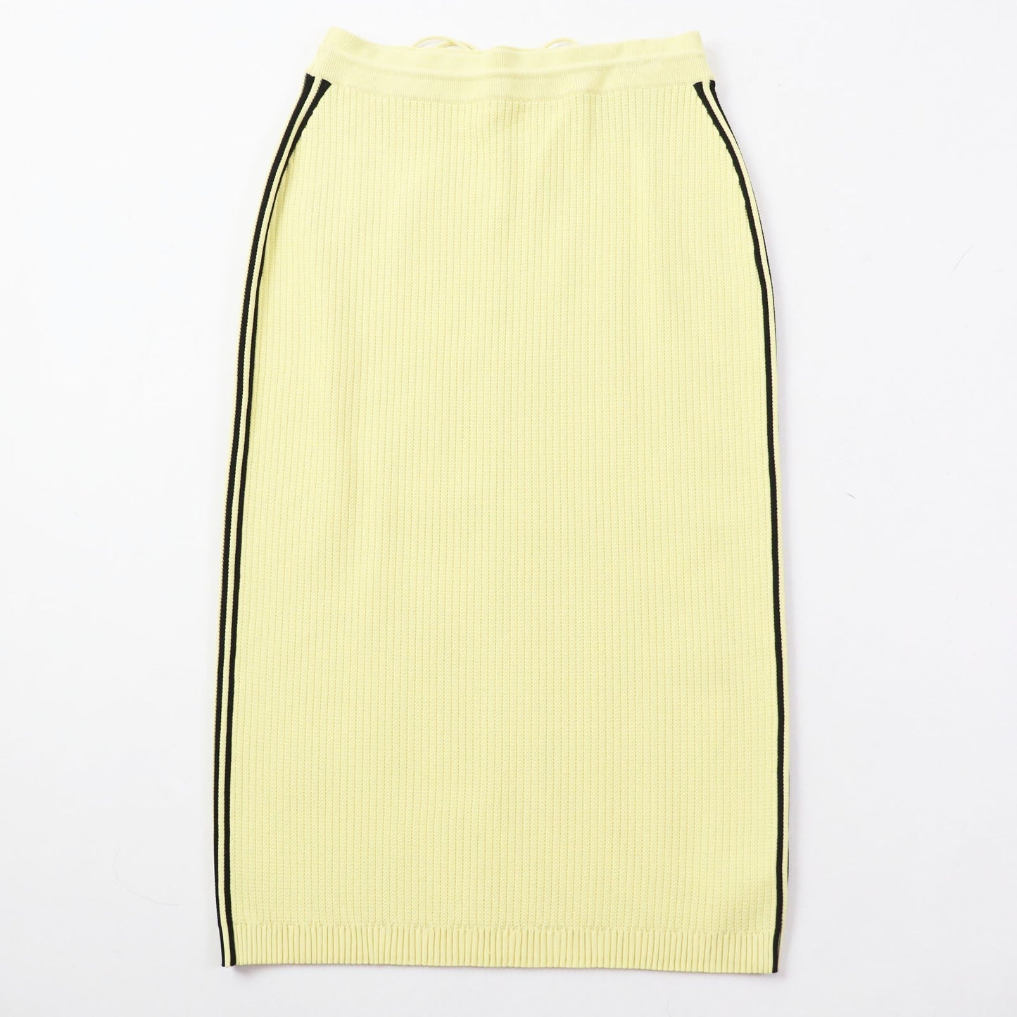 GUCCI Long skirt 697710 Outer material: 54% rayon, Outer material: 27% polyester, Outer material: 2% polyurethane, Part: 100% polyester Yellow black Women L (175/74Y)