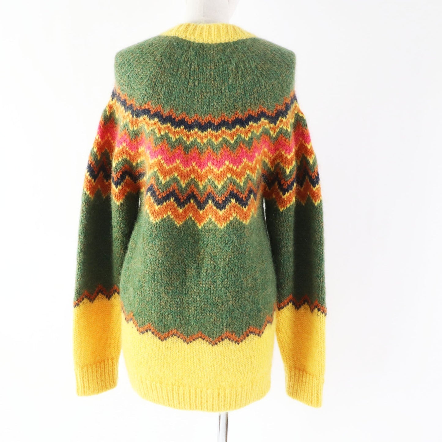 GUCCI knit 671690 Main: 67% mohair, Main: 28% nylon, Main: 5% wool, Part: 50% acrylic, Part: 50% wool Multi Women M (170/92Y)