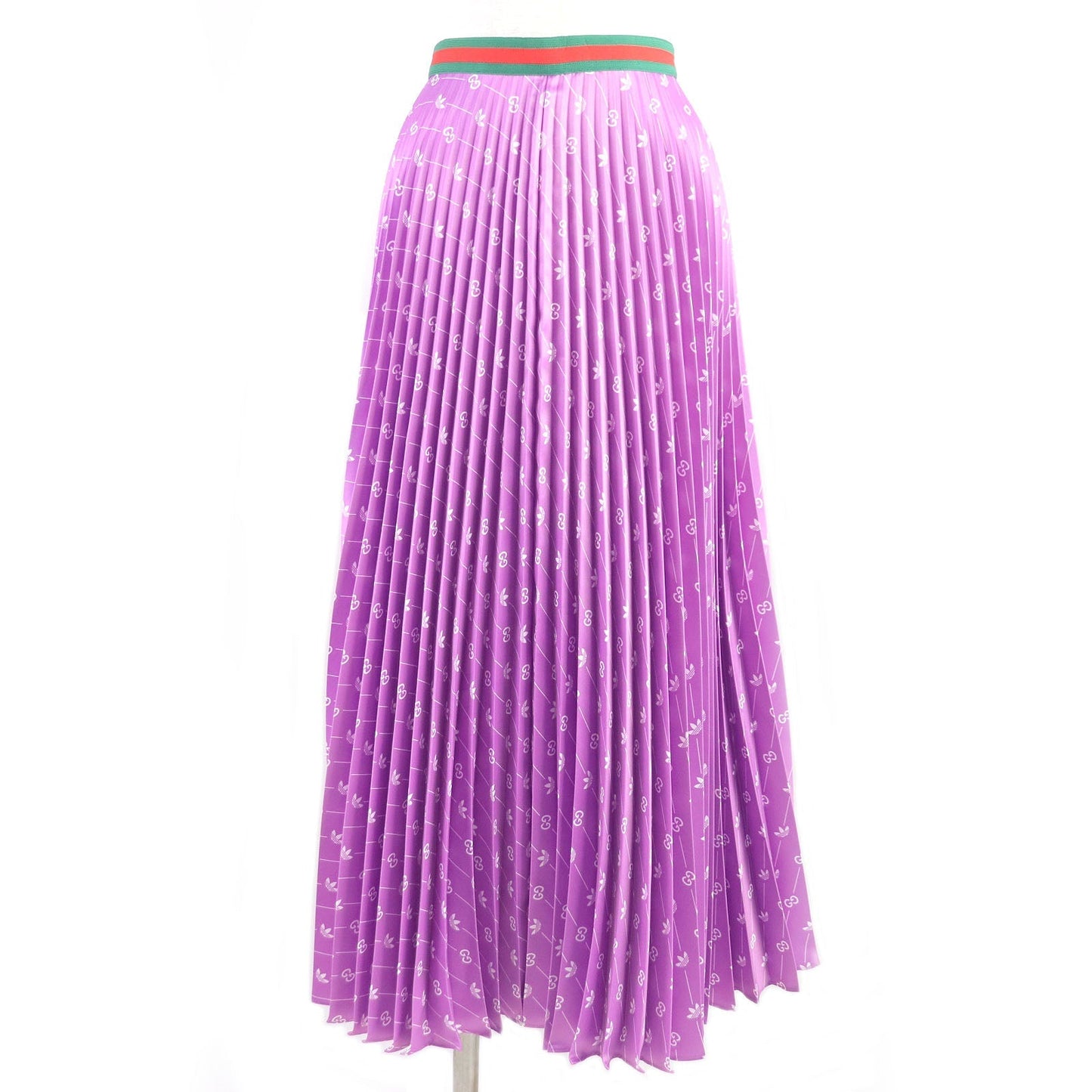 GUCCI Pleated skirt 696770 Main: 100% polyester, Part: 100% nylon purple Women 42