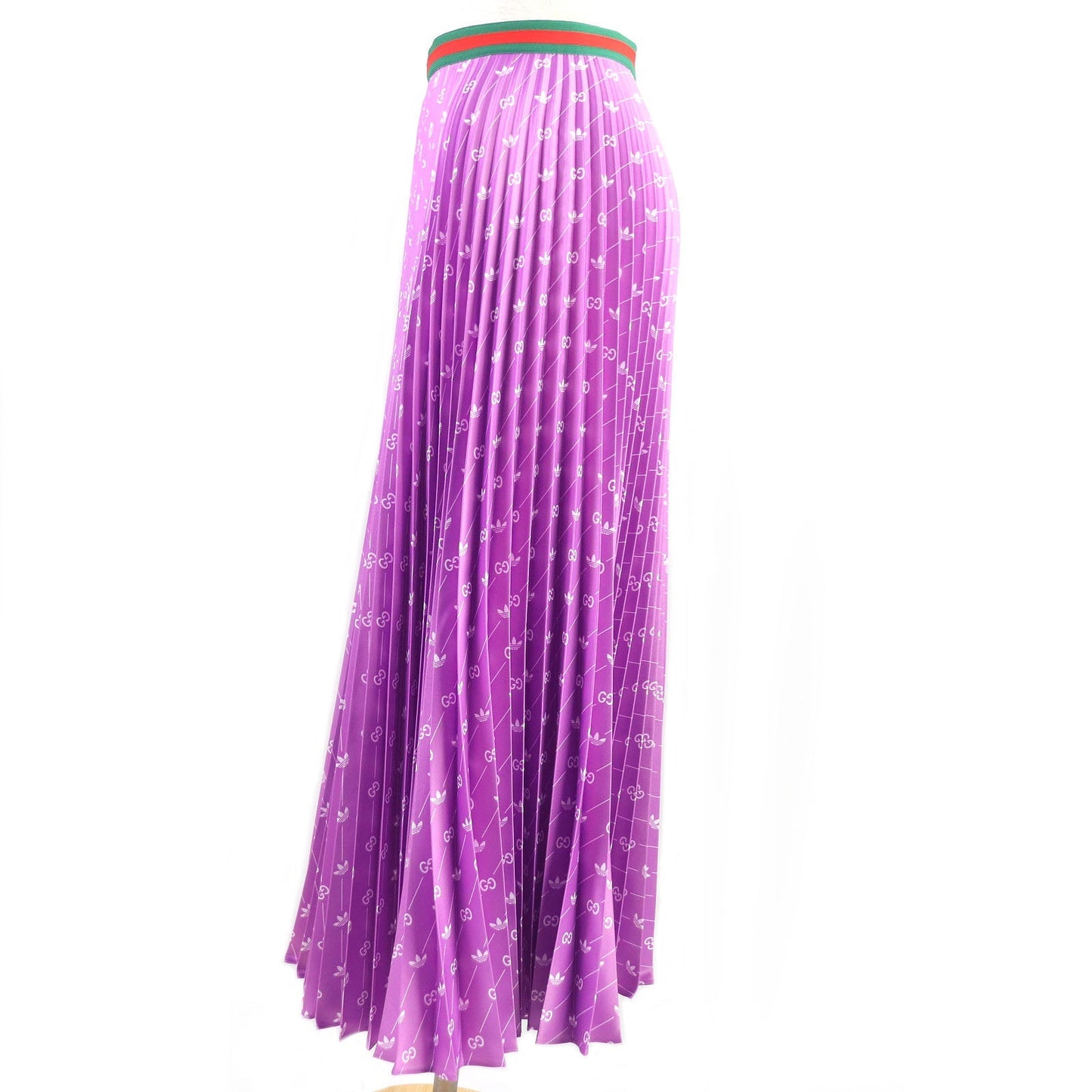 GUCCI Pleated skirt 696770 Main: 100% polyester, Part: 100% nylon purple Women 42