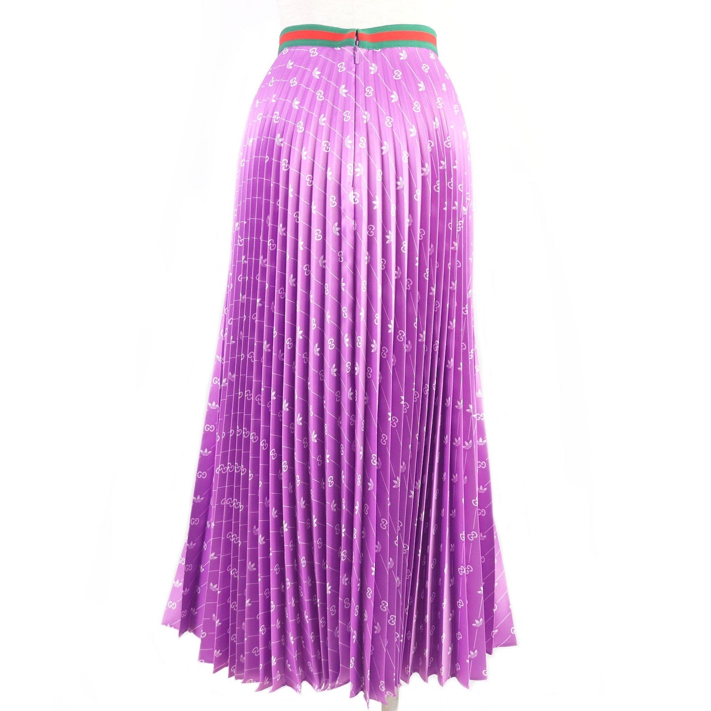 GUCCI Pleated skirt 696770 Main: 100% polyester, Part: 100% nylon purple Women 42