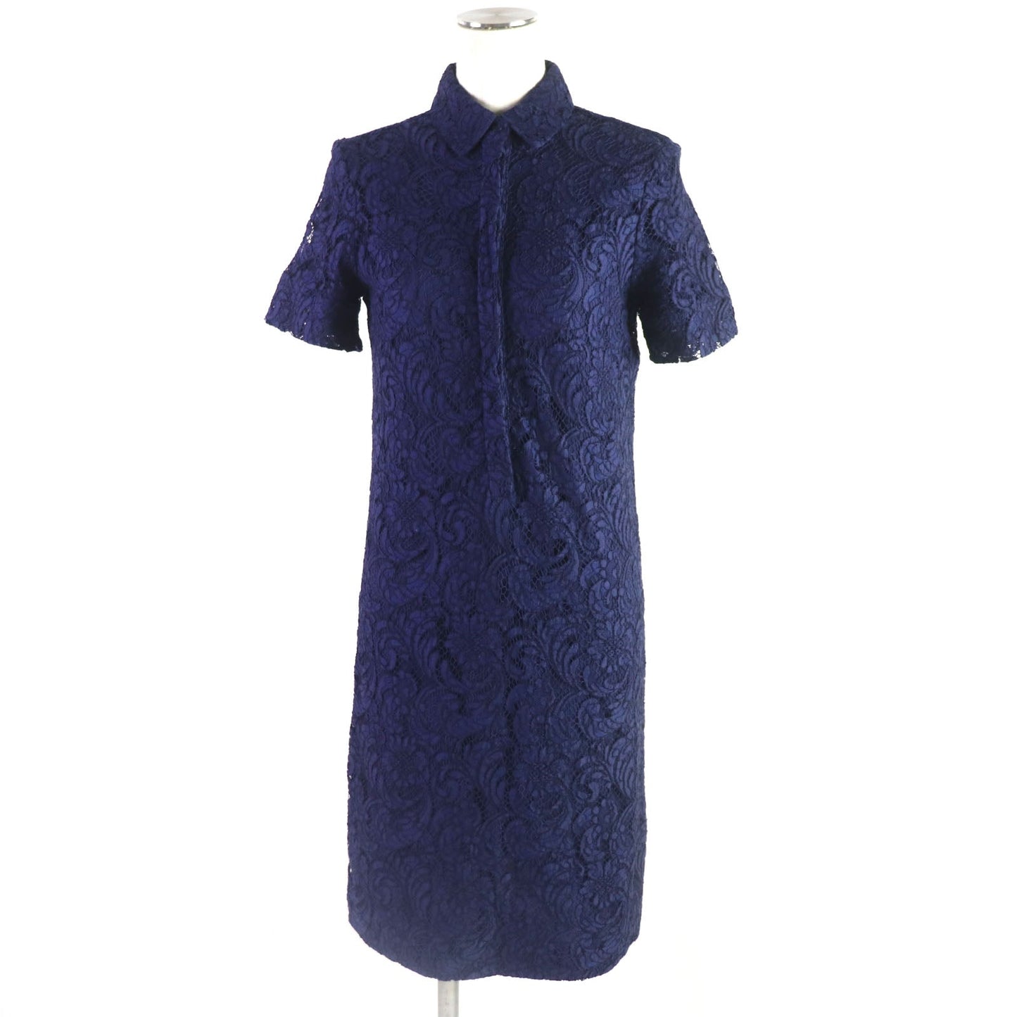 BURBERRY LONDON one piece Outer: 69% cotton, 22% viscose, 9% nylon; Lining: 100% polyester Navy Women 36