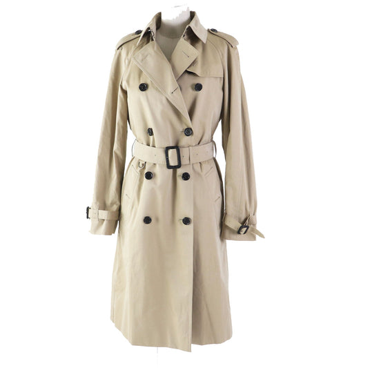 BURBERRY LONDON trench coat B1A83-100-51 Outer: 100% cotton, Lining: Cotton, Lining: Cupra, Accessories: Cowhide Lining: 100% wool Lining (separate fabric): 100% cupra beige Women 42