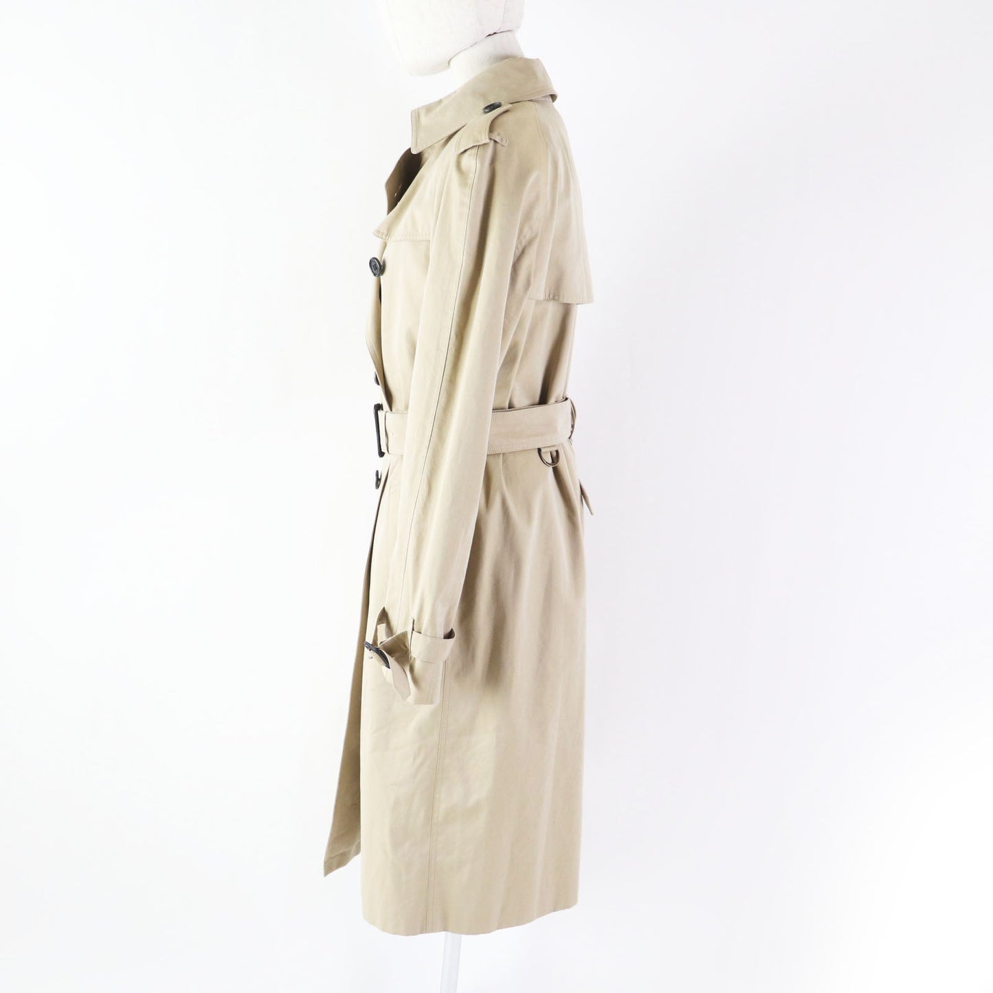 BURBERRY LONDON trench coat B1A83-100-51 Outer: 100% cotton, Lining: Cotton, Lining: Cupra, Accessories: Cowhide Lining: 100% wool Lining (separate fabric): 100% cupra beige Women 42