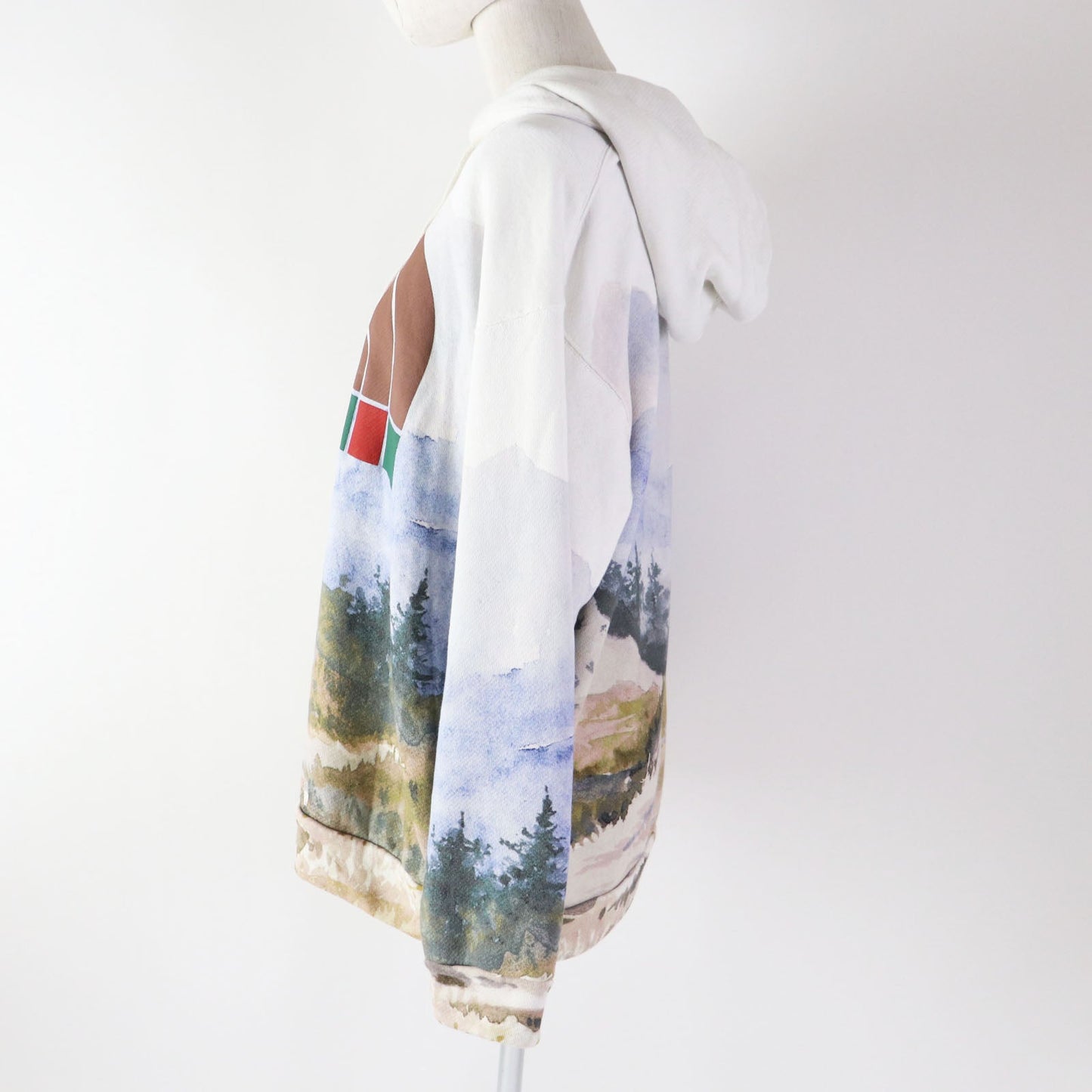 GUCCI Hoodie 672474 Main: 100% cotton Multi Trail Print sweatshirt Trail Print mens(Unisex) S