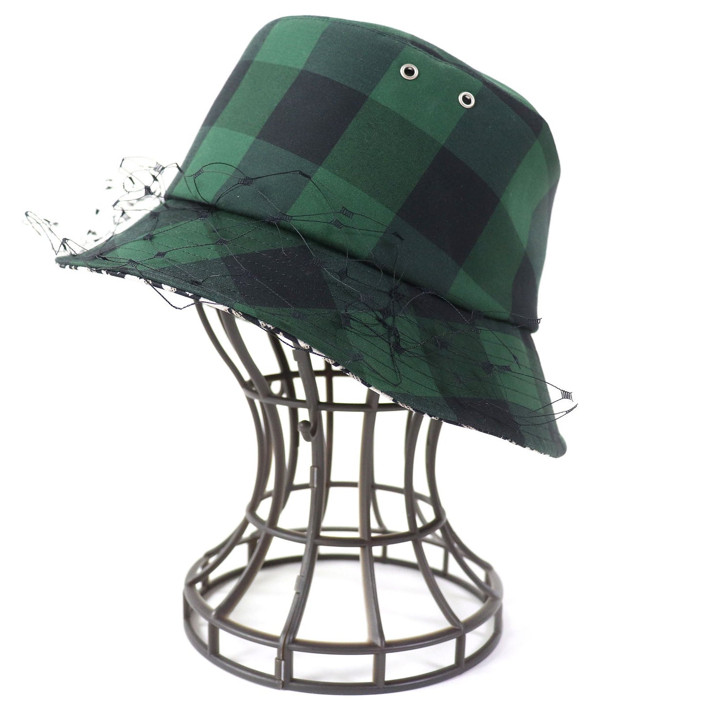 Christian Dior hat 95TDD923G142 Outer material: 55% polyester, Outer material: 43% cotton, Outer material: 2% polyurethane, Lining: 100% cotton, Part: 100% nylon Green type Women 58