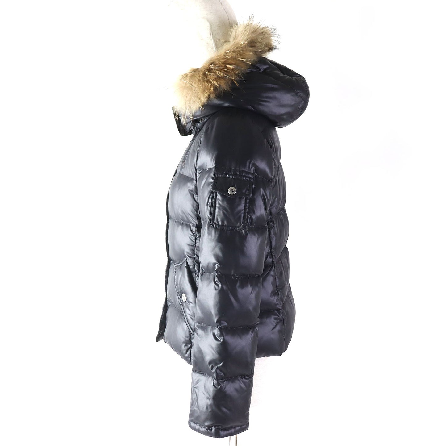 BURBERRY BLUE LABEL Down jacket Nylon Black type 38