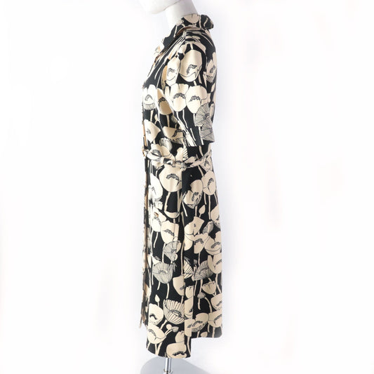 GUCCI one piece 653181 Rayon Black beige M