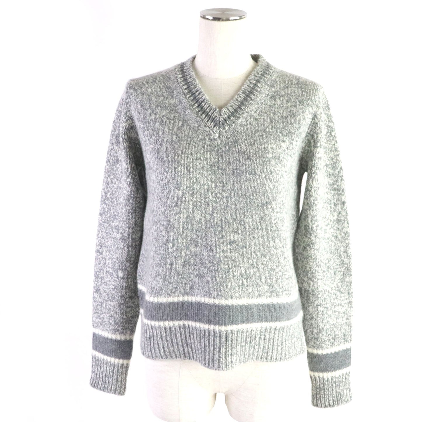 Christian Dior knit 054S01AM303 Outer material: 70% wool, Outer material: 30% cashmere gray Women 38