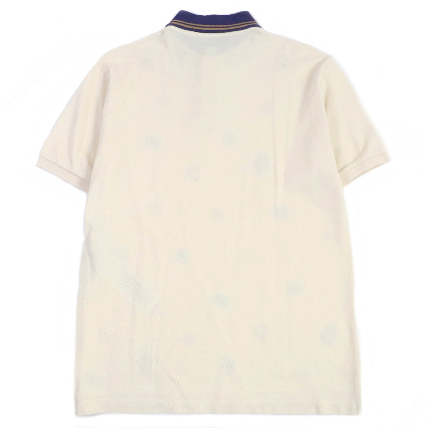 GUCCI Short sleeve polo shirt 625320 Main: 97% cotton, Main: 3% polyurethane, Part: 100% cotton, Part: 100% polyester light beige mens XS