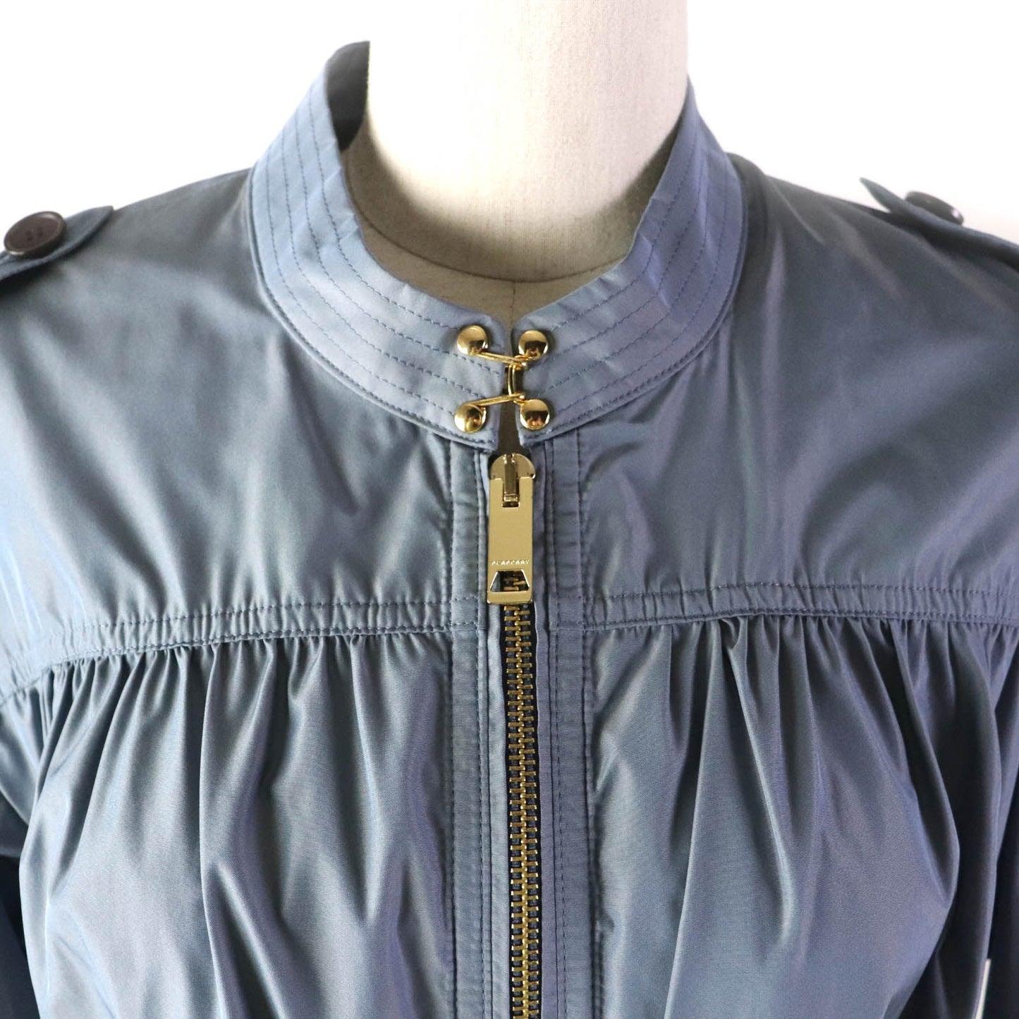 BURBERRY coat 4054116 Outer: 100% polyester, Lining: 100% polyester blue Women 36