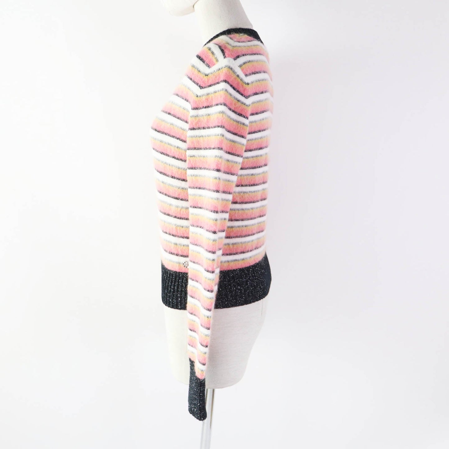 CHANEL knit 22A P72906 alpaca Pink type MÃÂ©tiers d'art collection 34