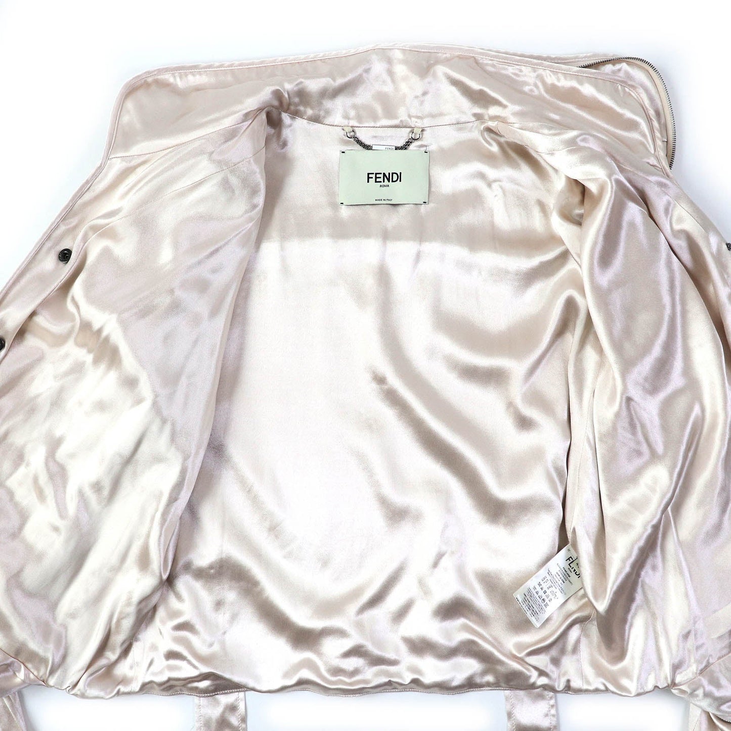 FENDI Blouson FJ7405 Outer: 100% rayon, Lining: 100% rayon Light pink Women 40