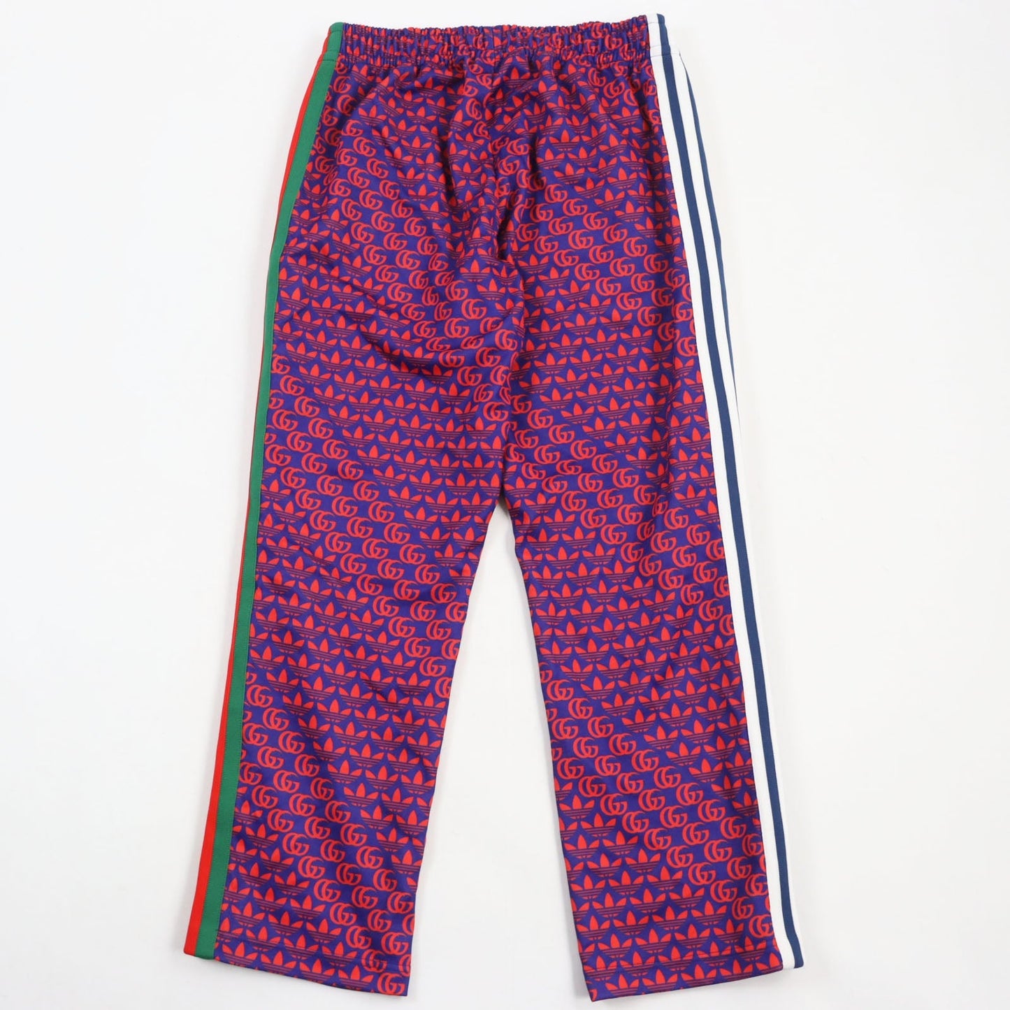 GUCCI Pants 692113 Main: 55% polyester, Main: 45% cotton, Part: 100% polyamide (nylon) Navy red mens XS