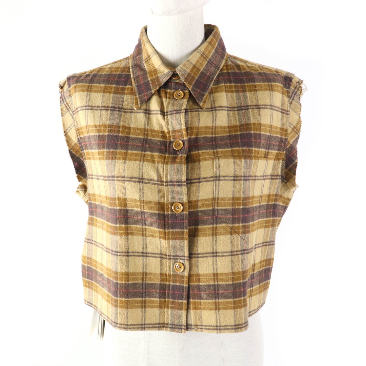 GUCCI Short sleeve shirt 641302 Main: 100% cotton Brown Women 40