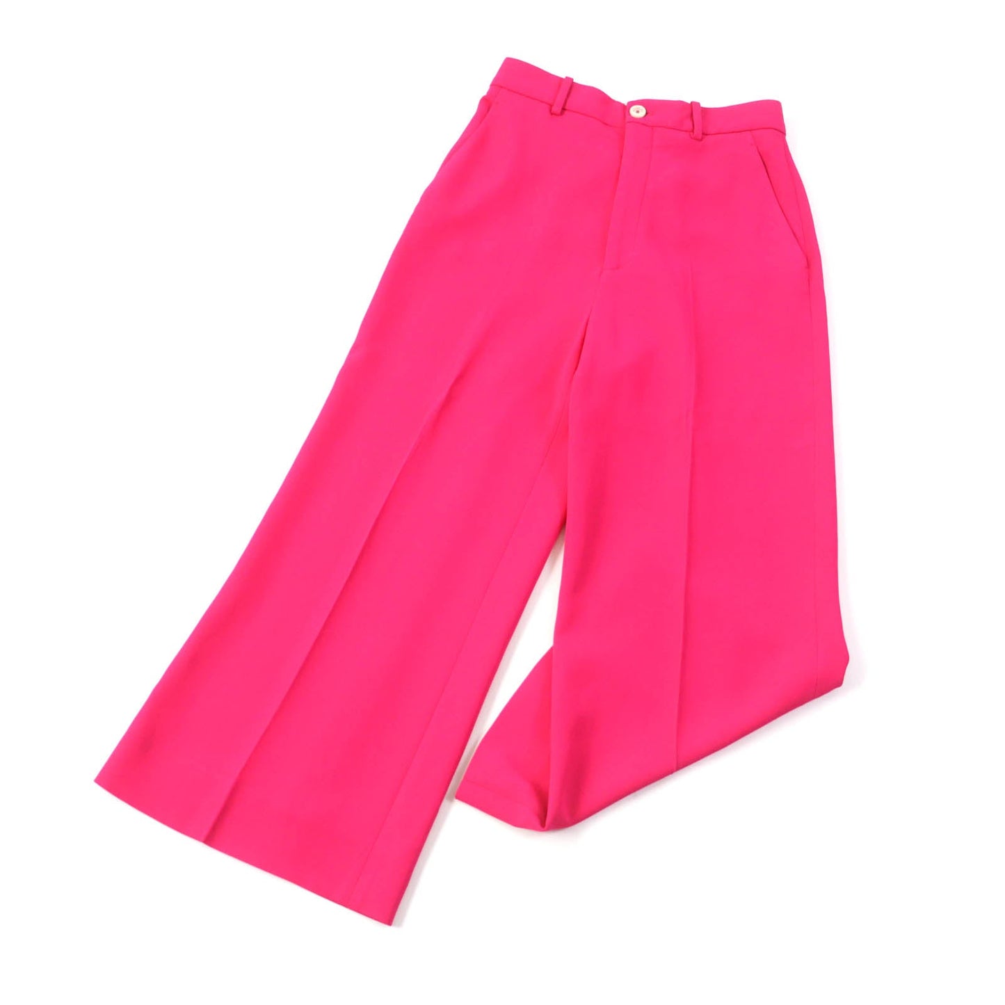 GUCCI Cropped pants 529540 Main: 97% rayon, Main: 3% polyurethane pink Women 38