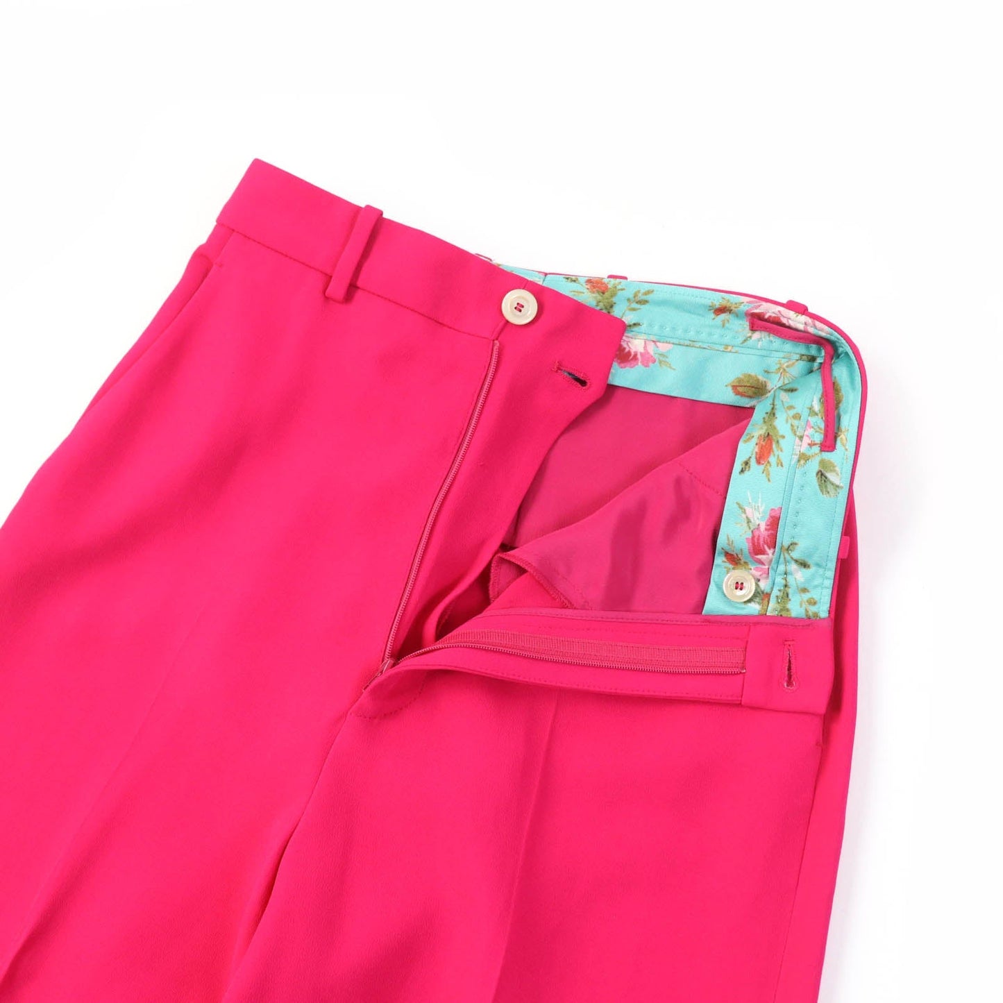 GUCCI Cropped pants 529540 Main: 97% rayon, Main: 3% polyurethane pink Women 38