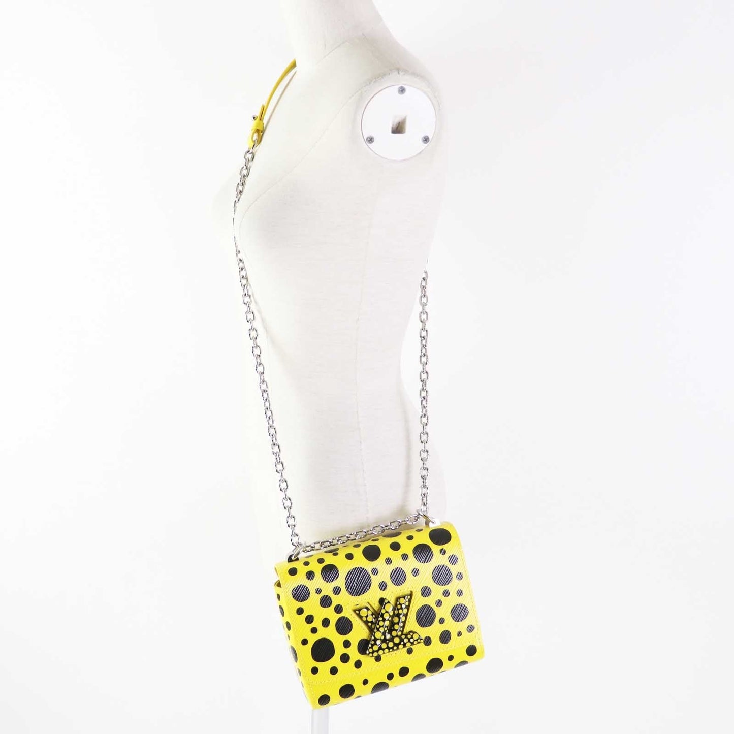 LOUIS VUITTON Shoulder Bag M21695 Epi Yellow black Epi Twist PM Women