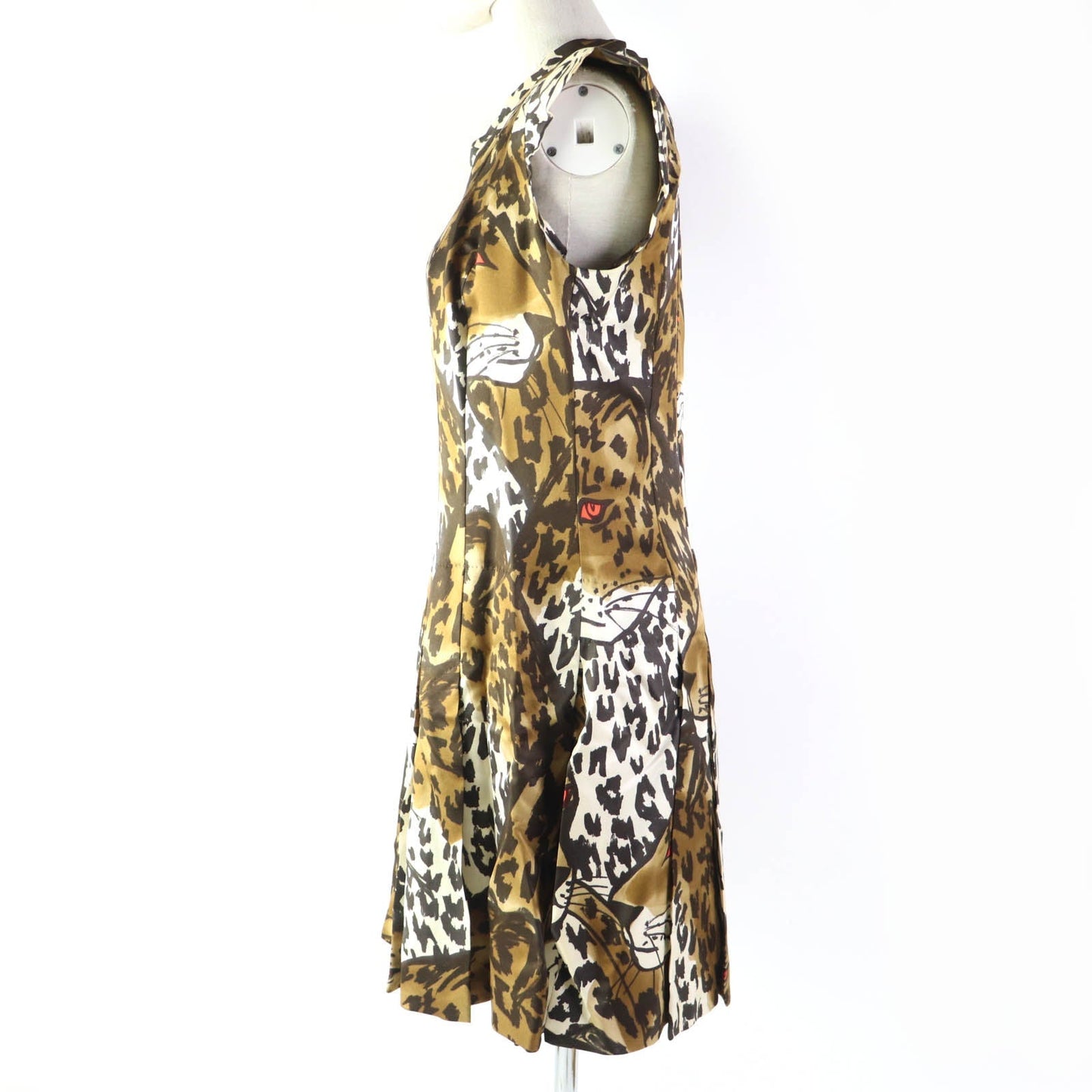 LOUIS VUITTON one piece Main: 100% silk Brown Women 40