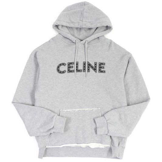 CELINE Hoodie 2Y309052H Main: 100% cotton, part: 96% cotton, part: 4% polyurethane gray mens S